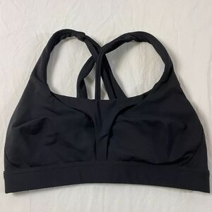 Lululemon Stash It All Black Sports Bra Size 8